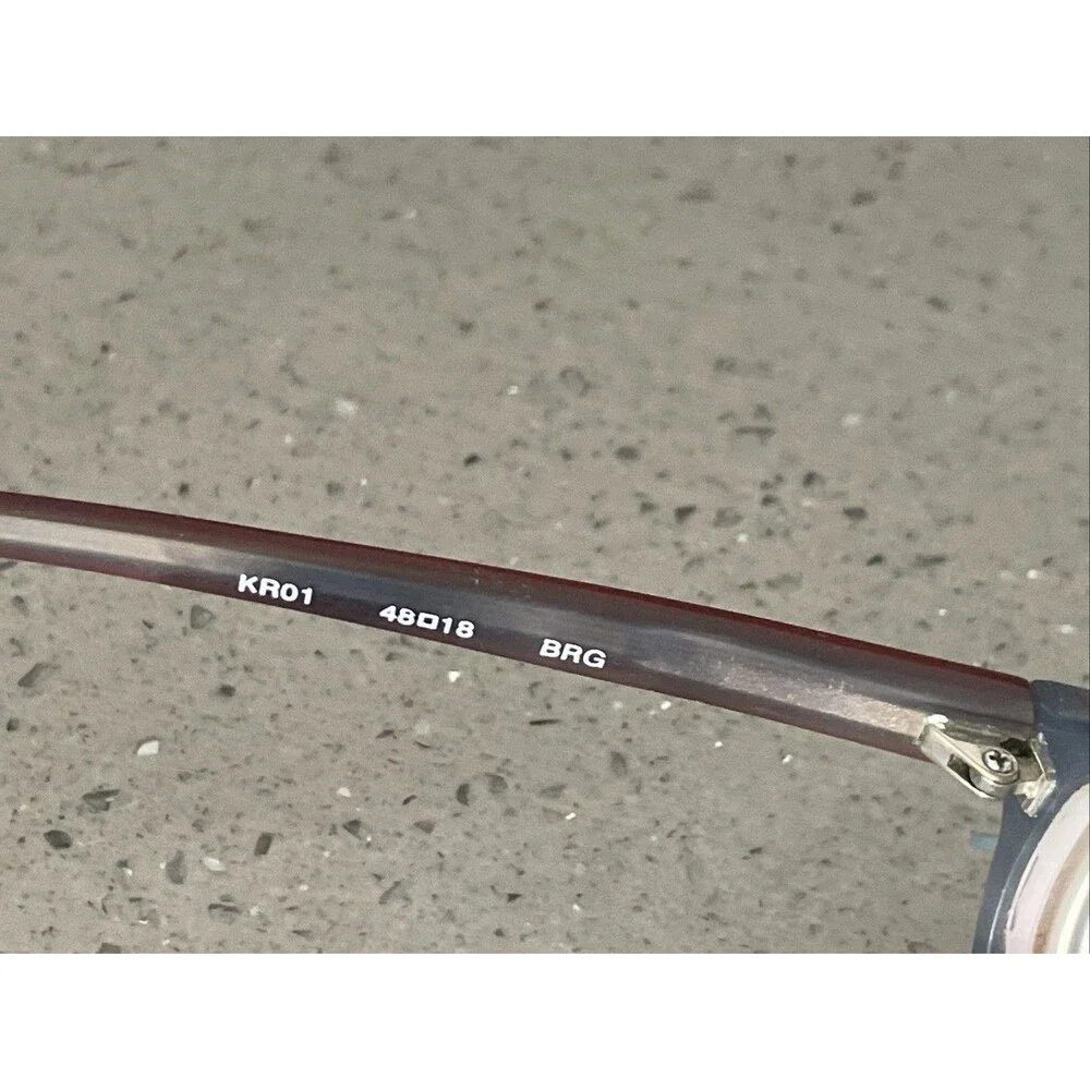 kream by o.l. Eyeglasses Frames ONLY Japan kr01 48-18 BRG Burgundy full rim